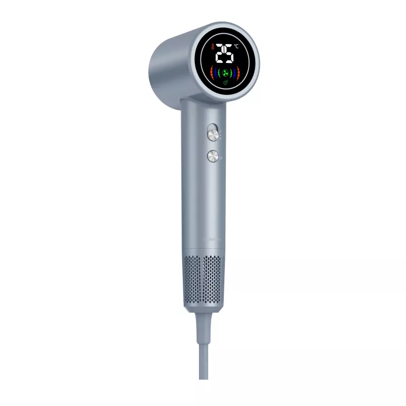 Hair dryer DENVER HDD-1400S 1400 W, silver, 110–240 V, cord 1.8 m, 70×89×280 mm