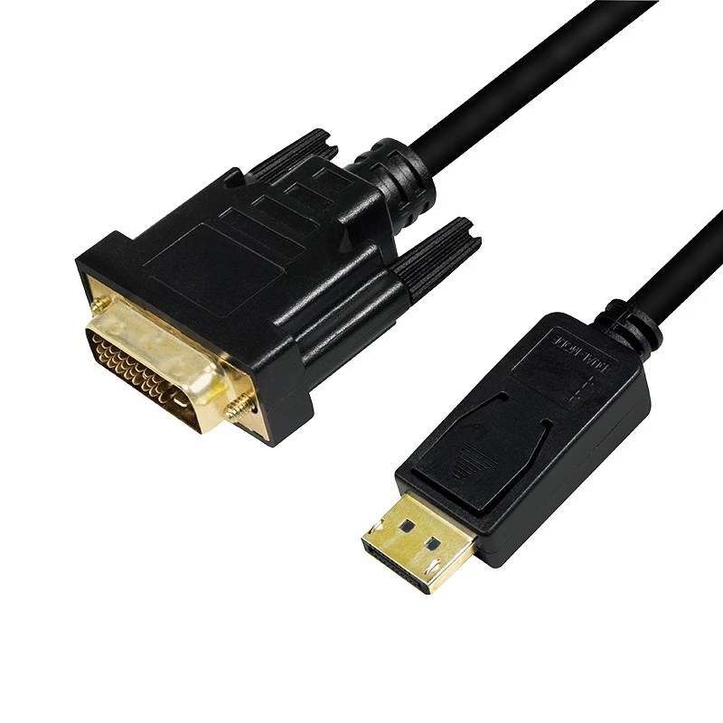 Video Cable Adapter LogiLink CV0131 2m DisplayPort DVI Black