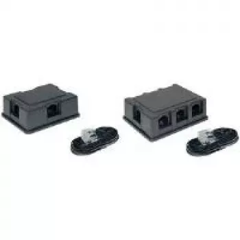 telephone splitter RJ-45 F 3x RJ-45 F Black ShiverPeaks BS71400-3SET
