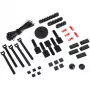 OfficePal Cable Organizer, cable management black, 136-piece