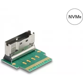 Adapter DELOCK Internal SFF-8654 to SFF-8654 (male), model 64179, Slim SAS 8i 90°