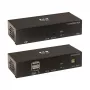 Eaton Tripp Lite Series DisplayPort to HDMI over Cat6 Extender Kit with KVM Support, 4K 60Hz, 4:4:4, USB, PoC, HDCP 2.2, up to 230 ft., TAA - Expansion for Video/Audio - HDMI, Di