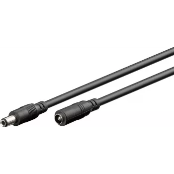 Goobay DC Extension Cable 1.5 m black 1.5 black - w (76672)