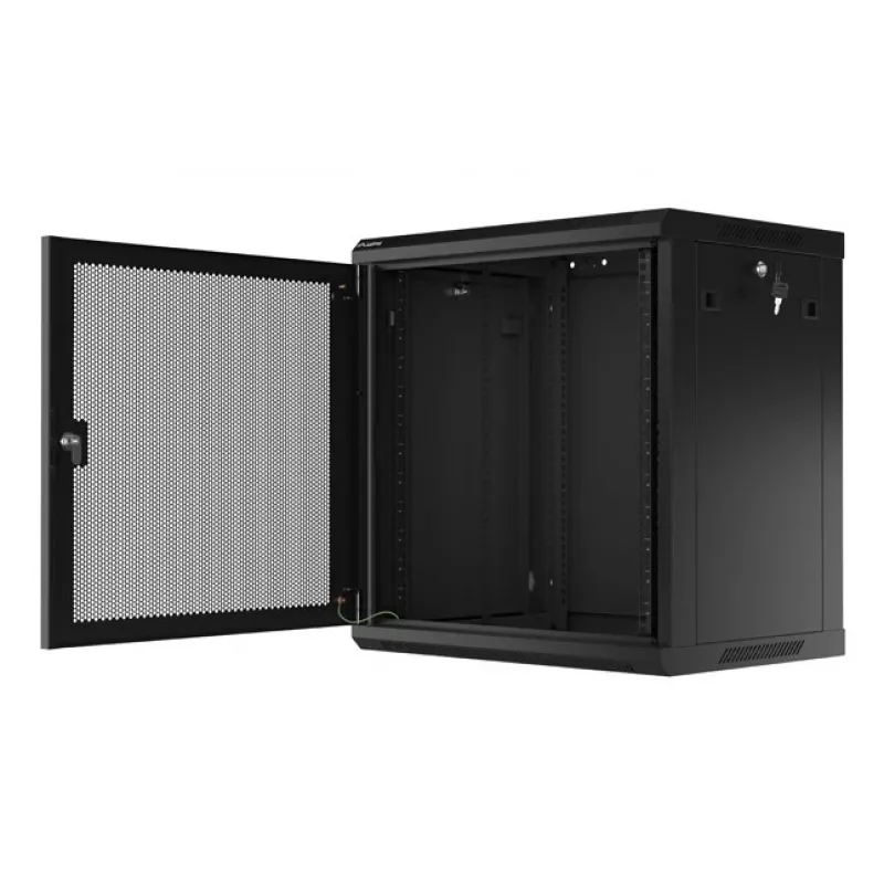 Wall mounted rack Lanberg WF01-6412-23B 12U Black IP20