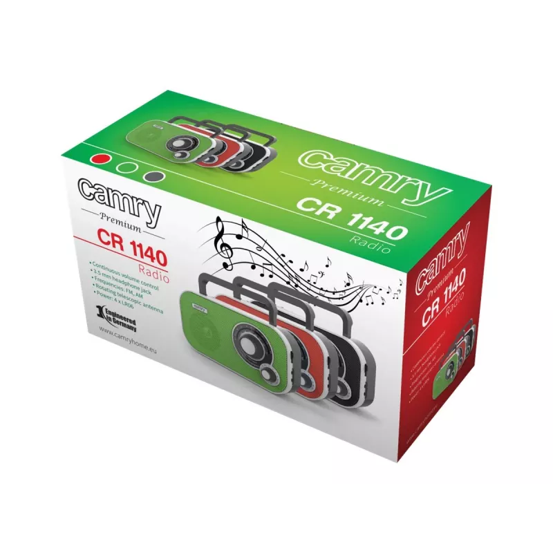 Portable Radio Camry CR 1140R Red