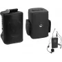 Portable Wireless PA System Omnitronic PORTY-8A with Headset Transmitter and Soft Bag