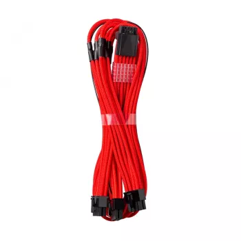CableMod RT-Series PRO ModMesh 12VHPWR to 3x PCI-e Cable for ASUS/Seasonic - 60cm, red