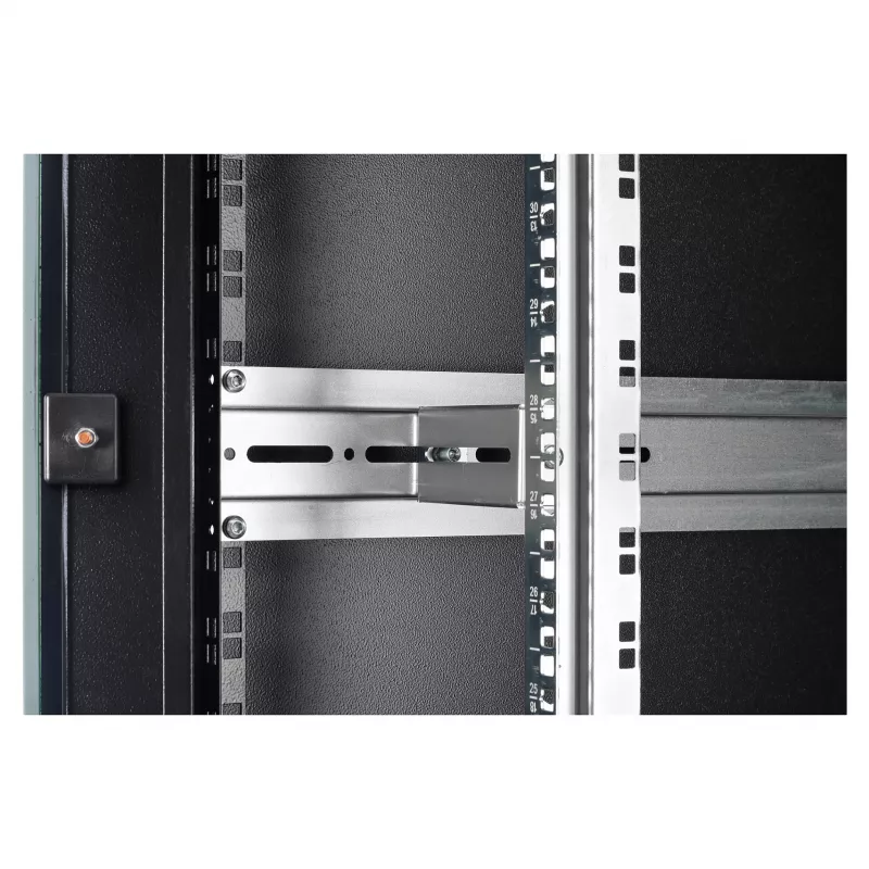 Network cabinet DIGITUS Unique Light series 42U 800×1000 mm (WxD) freestanding, 800 kg, IP20, key lock