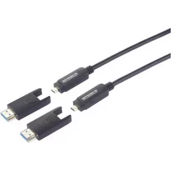 SpeaKa Professional Fibre Optic HDMI Connection Cable HDMI-A Plug HDMI-Micro-D (SP-13597808)