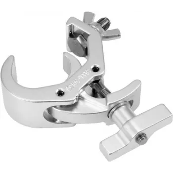 Suspension Hook EUROLITE Quick-Lock DEC-250 Silver — compact quick-release rigging hook
