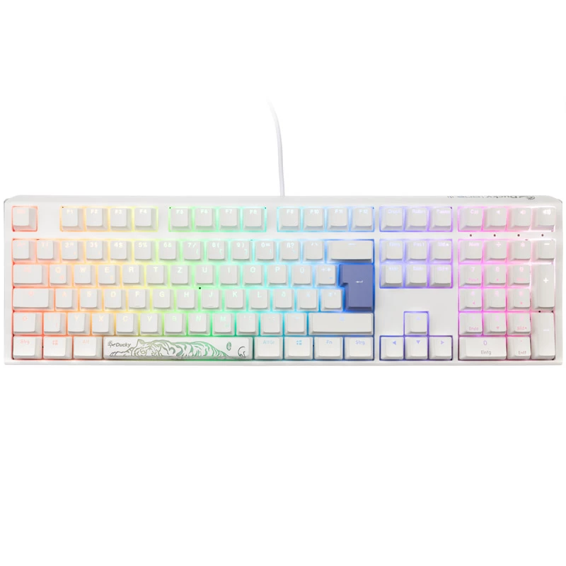 Ducky One 3 Classic Pure White Keyboard USB German White (DKON2108ST-PDEPDPWWWSC1)