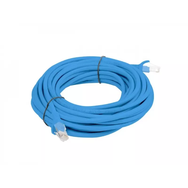LANBERG networking cable RJ-45 Cat5e U/UTP 5 m, CCA conductor, blue