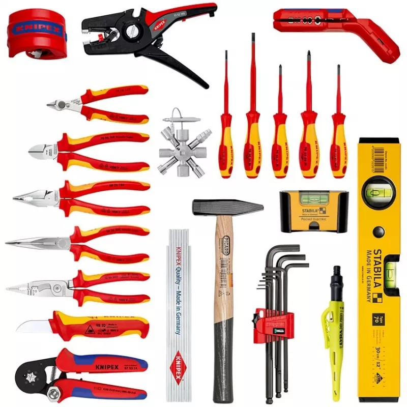 Knipex 00 21 50 E mechanics tool set 22 tools