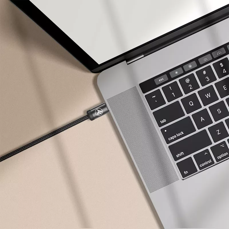 USB-C cable Tellur TLL155801 240W 2m black – USB-C to USB-C charging and data cable