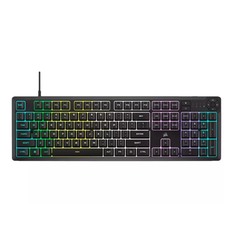 K55 Core RGB black mechanical keyboard