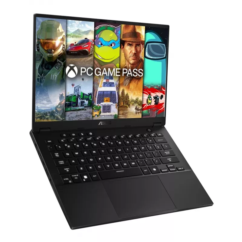 Laptop ASUS FA401UH-RG018 — 14 inch WQXGA IPS 165Hz, AMD Ryzen 7 260 (8c/16t, up to 5.1 GHz), RTX 5050 8GB, 16GB LPDDR5x, 512GB PCIe 4.0 SSD, 73Wh