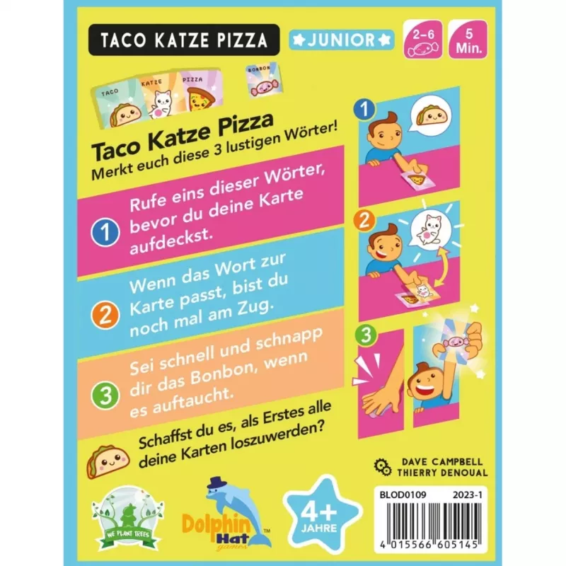 Taco Katze Pizza Junior, Card Game