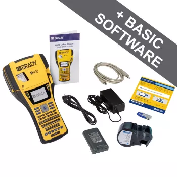 Brady Corporation M410-EU mobile Label Printer Thermal Transfer QWERTY 300 dpi max - Printer (177180)