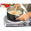 Beper 90.825 Stainless Steel Cooking Surface, 2 Zones, Manual Control