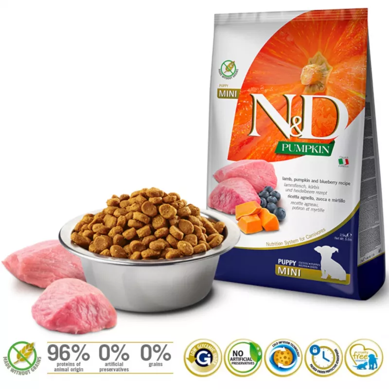 FARMINA N&D Pumpkin Mini Puppy - dry dog food - 2,5 kg