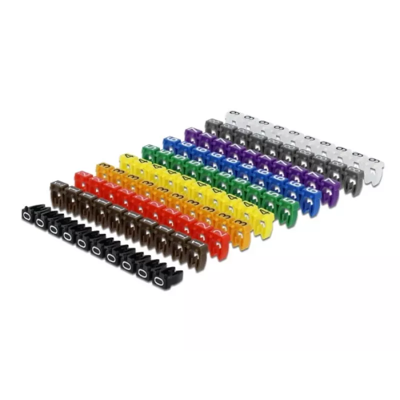 Cable clamp DeLOCK 18304 Assorted colours