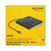 ODD enclosure DeLOCK 42604 13.3 cm (5.25 inch) SATA III Black