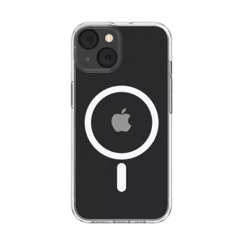 Case SheerForce MagSafe Anty-mikrobiologic for iPhone 13, transparent