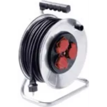 Power extension cable Bachmann 398.186 50 m 3 AC outlet(s) Outdoor Silver