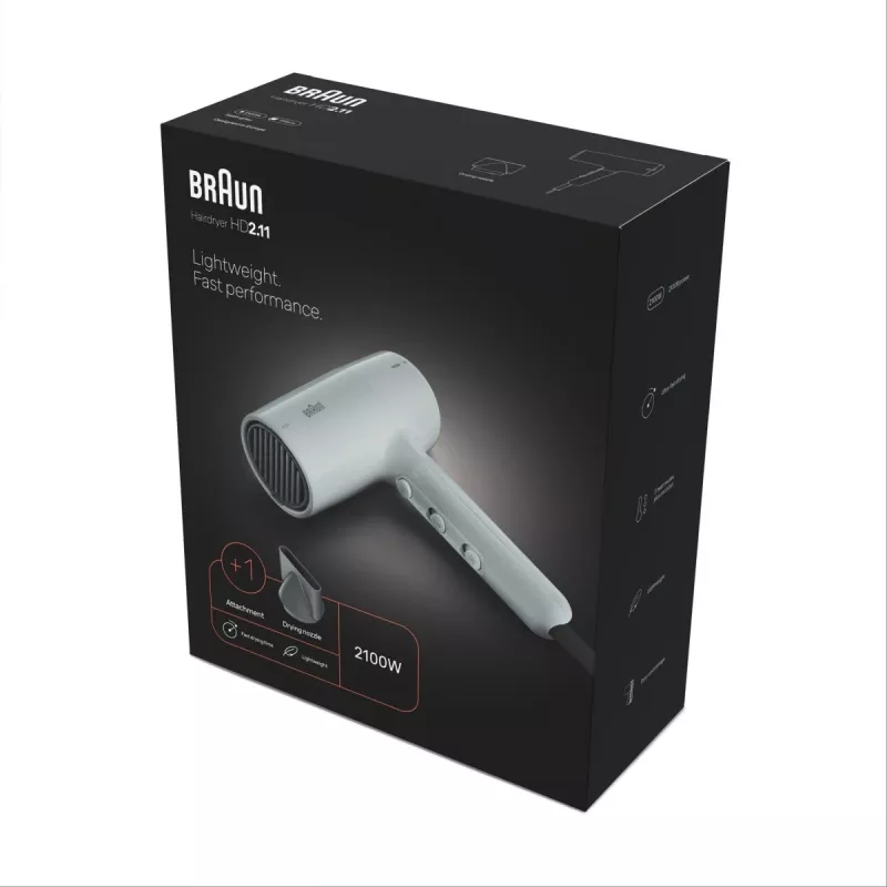 Hair Dryer Braun BRHD211E 2200W with Ionic Technology