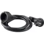 Power extension cable AS Schwabe 50212, PVC, 2 m, black