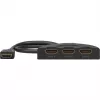 HDMI-Umschaltbox 3 to 1 (4K @ 60Hz), HDMI Switch (black, 55cm Cable)