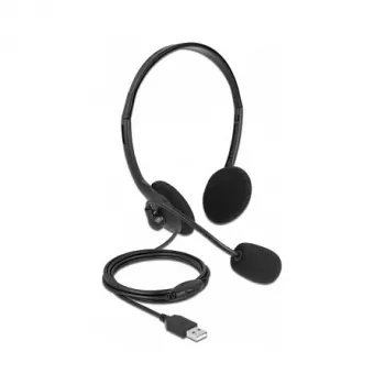 Headset DeLOCK USB Stereo Headset with Volume Control