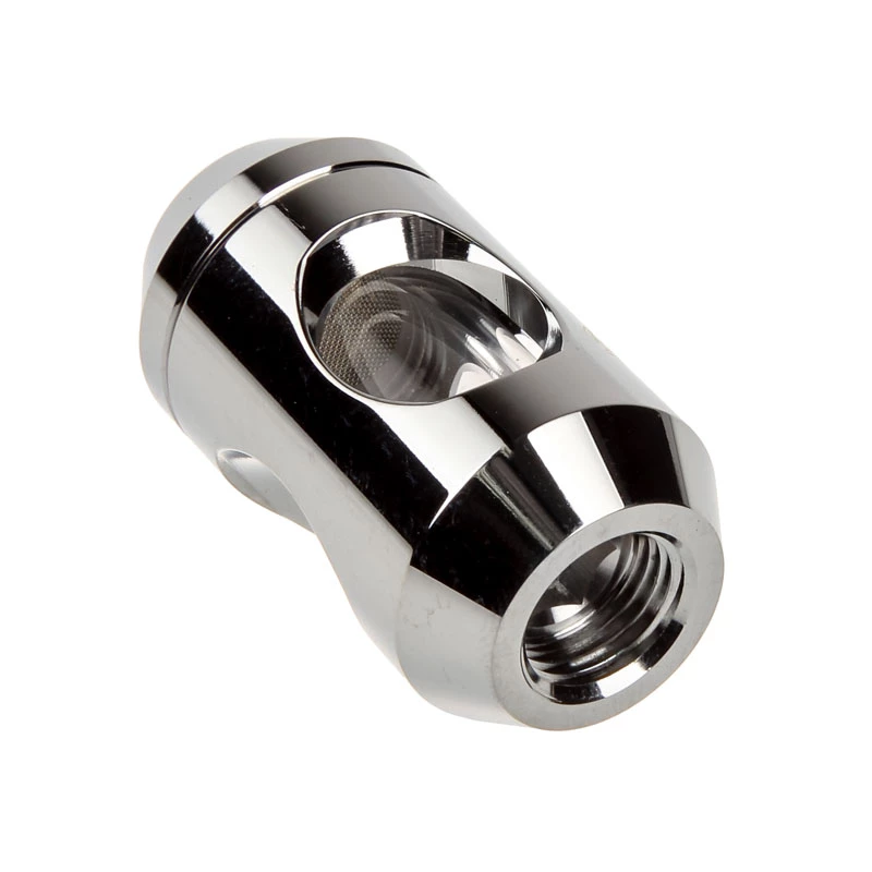 Bitspower In-Line Filter - shiny silver