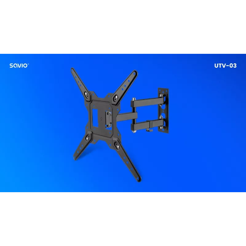 Savio UTV-03 TV mount/stand 139.7 cm (55) Black