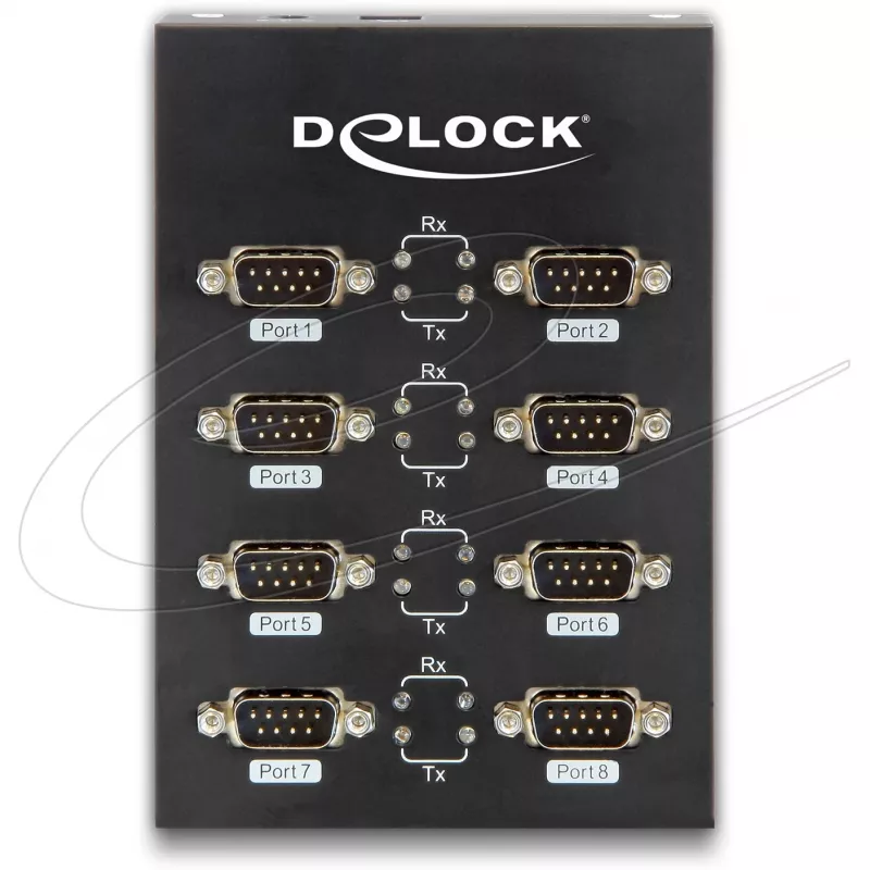 DeLock USB2.0 to 8 x Serial Adapter - Serial Adapter - USB2.0 - RS-232 - 8 Ports (61860)