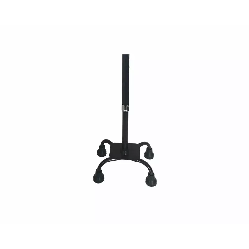 Quad cane mobility aid, four-point walking cane