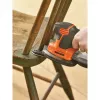 Portable sander Black & Decker KA2500K-QS, 120 W, 2 mm orbit, 135×95 mm sheet, 230 V, 2 m cable