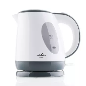 Electric kettle ETA Sofie 1 L 2200 W, white plastic, 360° base