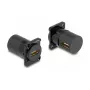 DeLOCK D-Type Module HDMI female to female 90° angled Black