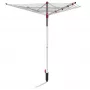 Laundry drying rack VILEDA 168250, aluminium frame, black and white, 40 m drying space