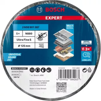 Bosch N880 Metal, Paint, Stainless steel, Steel Sanding disc