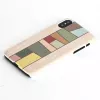 Smartphone case man and wood for iPhone X/XS — white