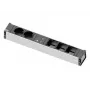 Power Extension Bachmann 912.0168 Indoor 2 AC Outlets Black Grey
