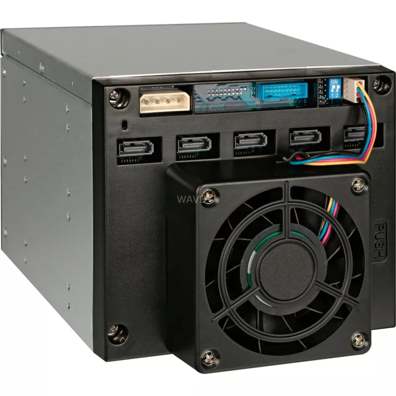 Chenbro SK33502 5-Bay 3.5 inch Hot-Swap SAS/SATA Drive Cage Module, Black