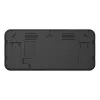 Large Digital Clock Wall Mount Free Standing with Temperature Sensor 37x17cm LCD Display Power Adapter & Battery Operated