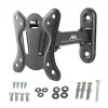 Maclean MC-416 TV Monitor Wall Mount 13-32 30kg Tilt Rotate max. VESA 100x100 Black Powder Coating LED OLED LCD Universal Bracket Holder