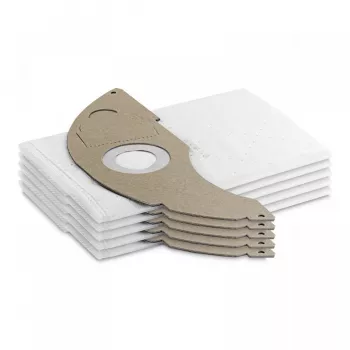 Kärcher 2.889-217.0 dust bag, 5 pcs, white, for drum vacuum