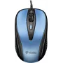 USB wired mouse, 4 buttons, optical, symmetrical, Blue
