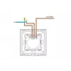 Touch Switch Spring One Way Glass Black — model 0