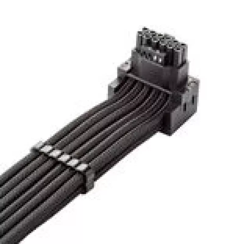 CableMod C-Series Pro Connection Cable - Variant A, 90°, 16-Pin to 4x8-Pin PCIe, black